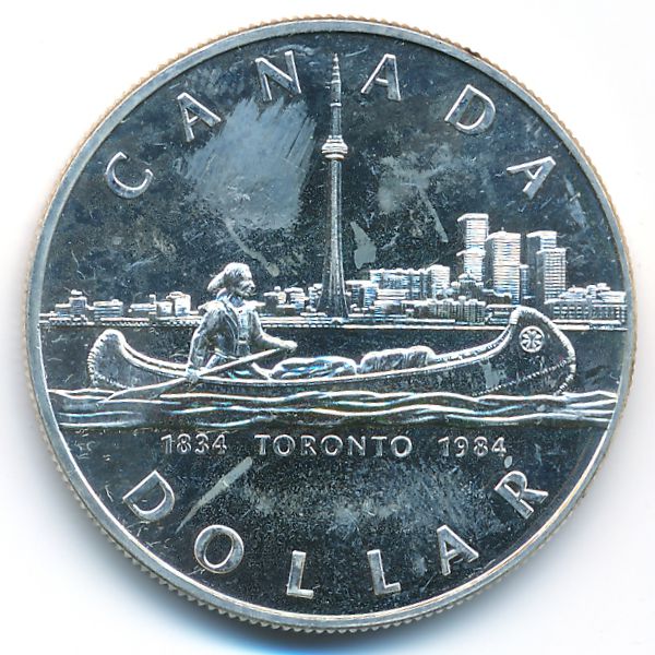 Канада, 1 доллар (1984 г.)