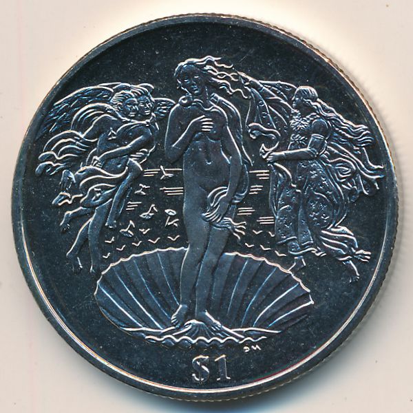 Виргинские острова, 1 доллар (2010 г.)