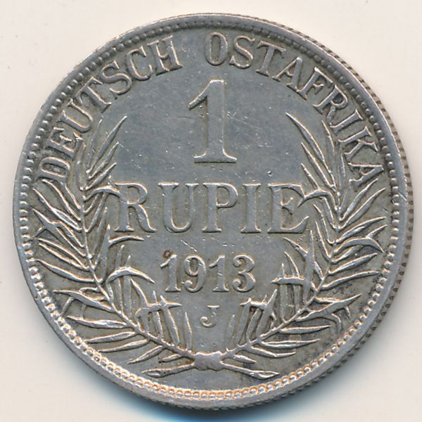 Немецкая Африка, 1 рупия (1913 г.)