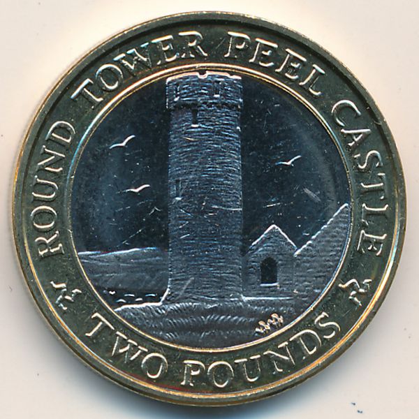 Остров Мэн, 2 фунта (2009 г.)