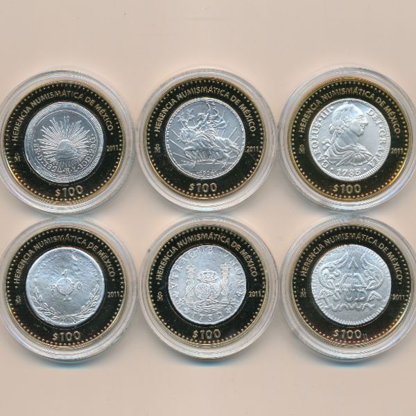 Мексика, Набор монет (2011 г.)