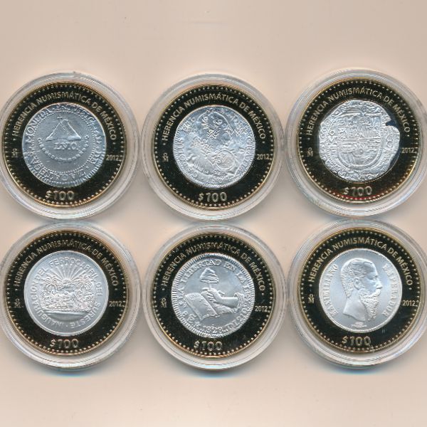Мексика, Набор монет (2012 г.)