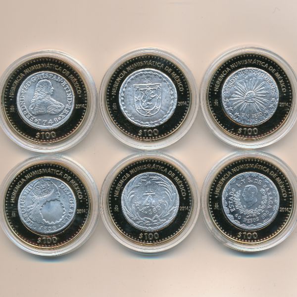 Мексика, Набор монет (2014 г.)