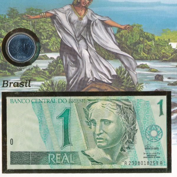 Бразилия, 1 реал (1994 г.)