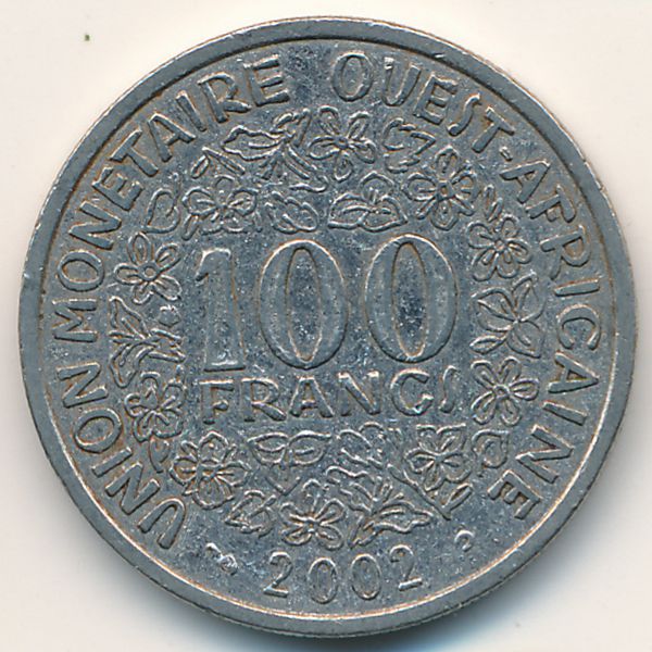 Западная Африка, 100 франков (2002 г.)