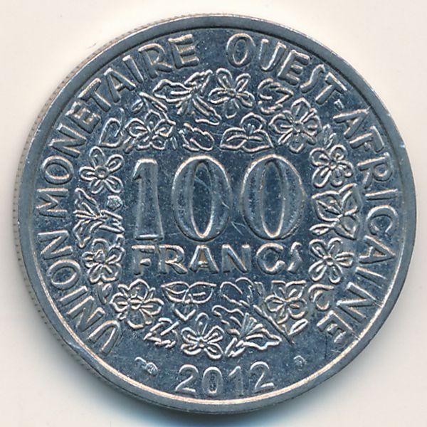 Западная Африка, 100 франков (2012 г.)