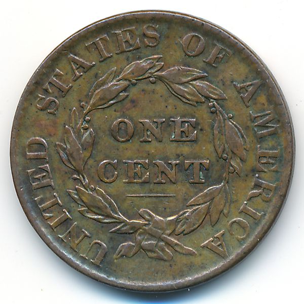 США, 1 цент (1824 г.)