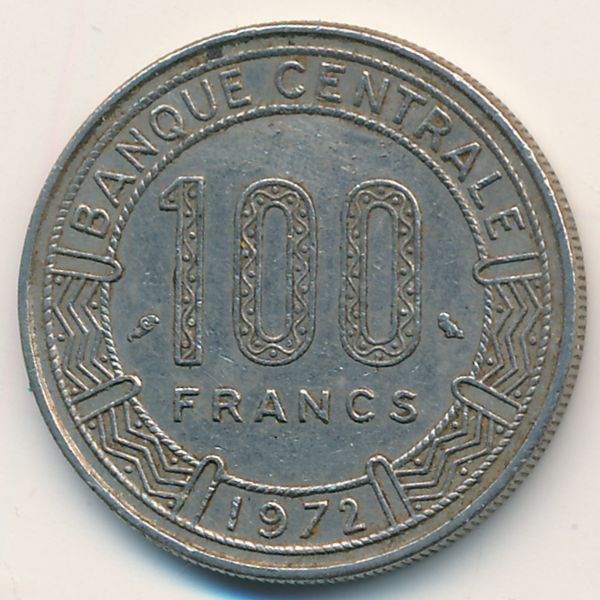 Камерун, 100 франков (1972 г.)