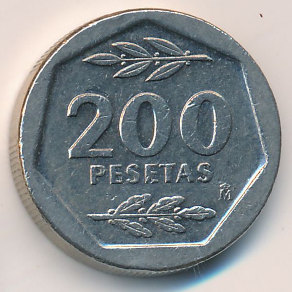 Испания, 200 песет (1987 г.)