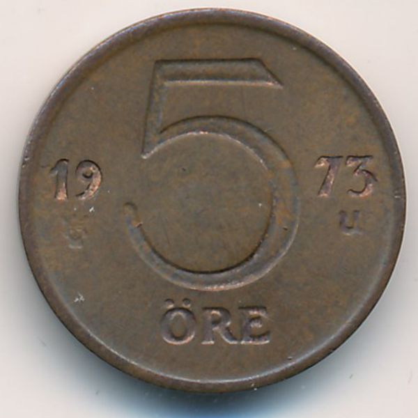 Швеция, 5 эре (1973 г.)