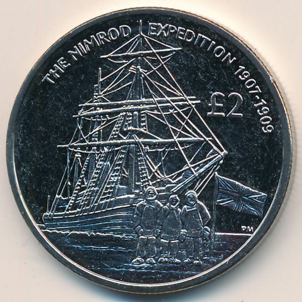 Южная Джорджия и Южные Сэндвичевы острова, 2 фунта (2009 г.)