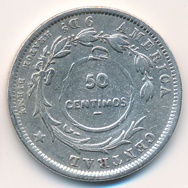 Коста-Рика, 50 сентимо (1923 г.)