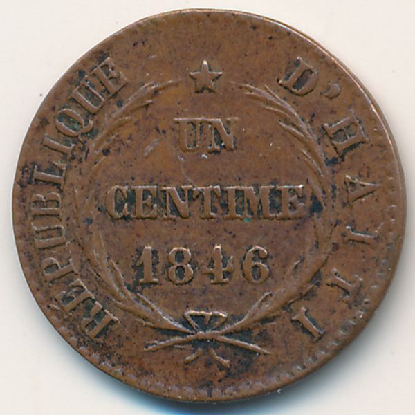 Гаити, 1 сентим (1846 г.)