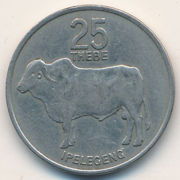 Ботсвана, 25 тхебе (1977 г.)