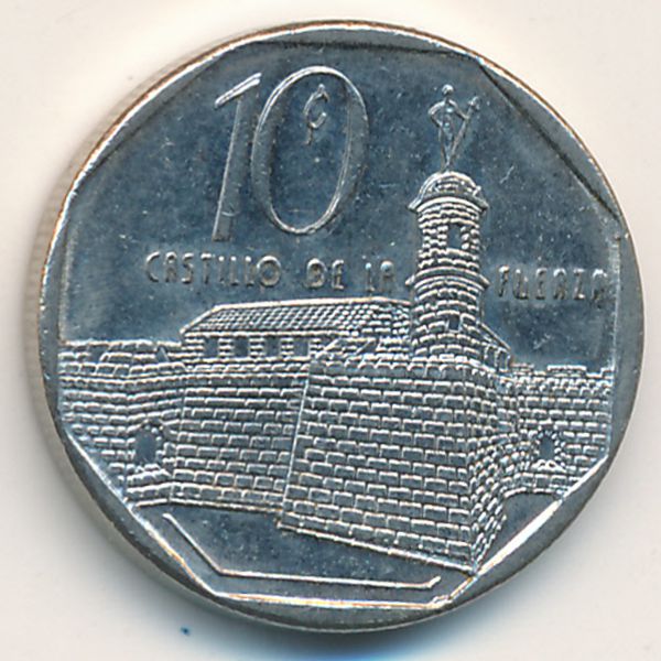 Куба, 10 сентаво (1996 г.)