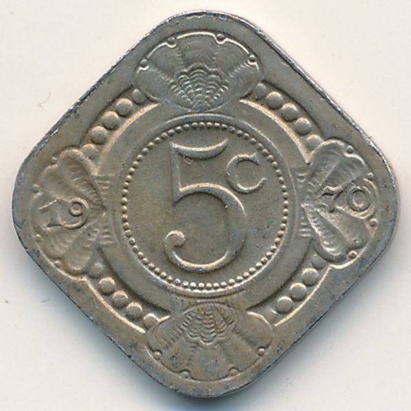 Антильские острова, 5 центов (1970 г.)