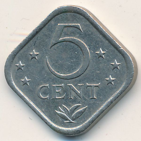 Антильские острова, 5 центов (1983 г.)