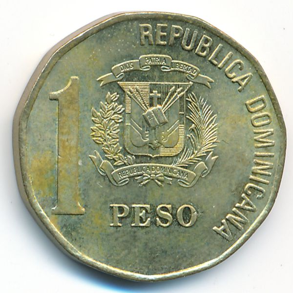 Доминиканская республика, 1 песо (2002 г.)