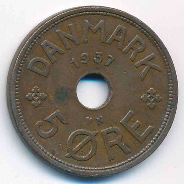 Дания, 5 эре (1937 г.)