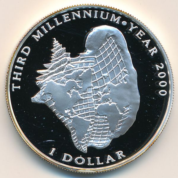 Багамские острова, 1 доллар (1996 г.)