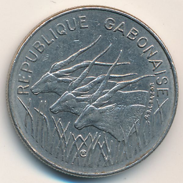 Габон, 100 франков (1978 г.)
