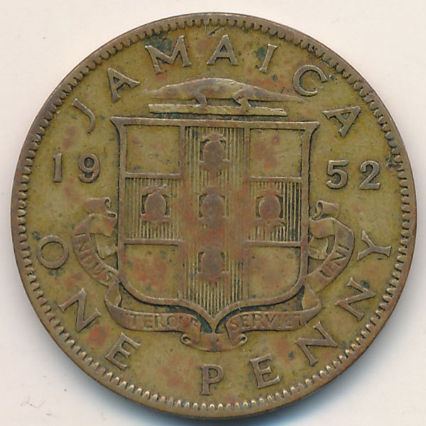 Ямайка, 1 пенни (1952 г.)
