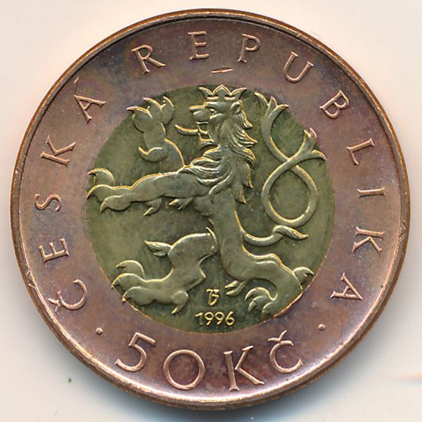 Чехия, 50 крон (1996 г.)
