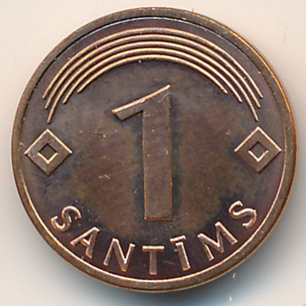 Латвия, 1 сантим (2003 г.)