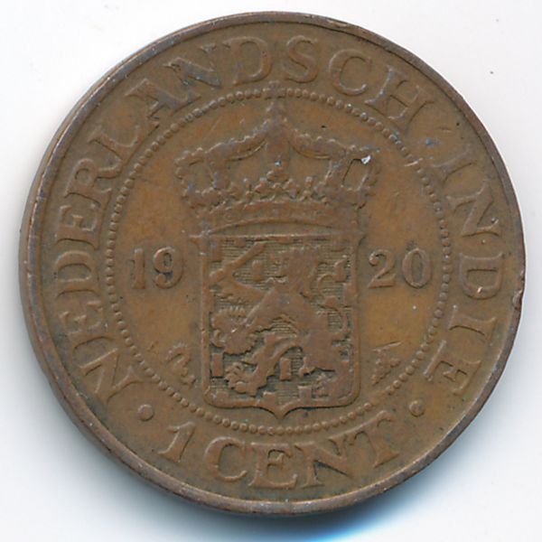 Нидерландская Индия, 1 цент (1920 г.)