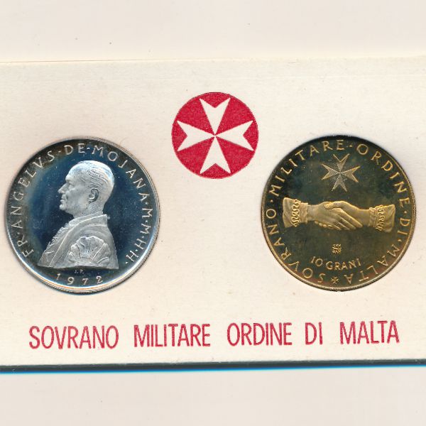 Мальтийский орден, Набор монет (1972 г.)