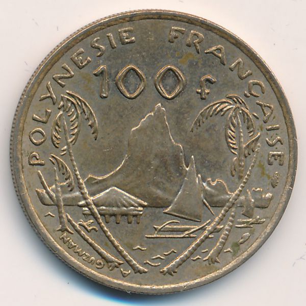 Французская Полинезия, 100 франков (1976 г.)