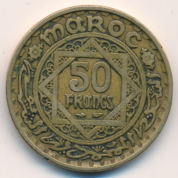 Марокко, 50 франков (1951 г.)