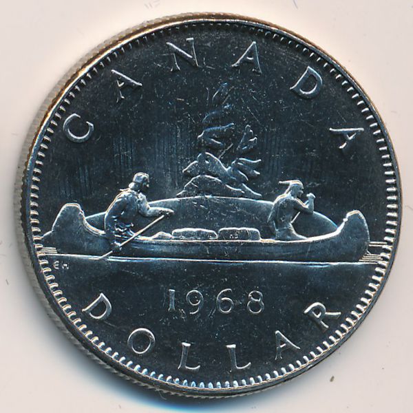 Канада, 1 доллар (1968 г.)