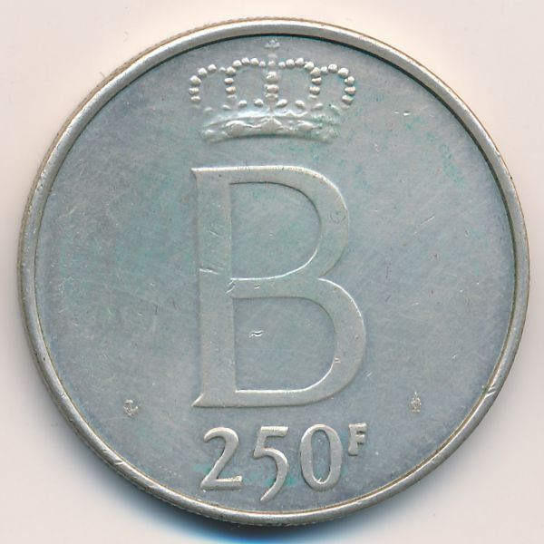 Бельгия, 250 франков (1976 г.)