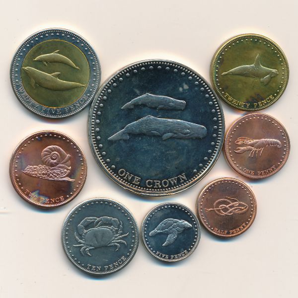 Тристан-да-Кунья, Набор монет (2008 г.)