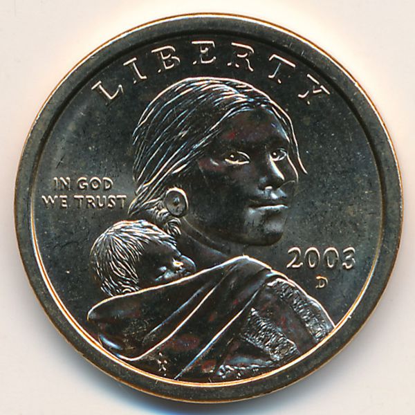 США, 1 доллар (2003 г.)