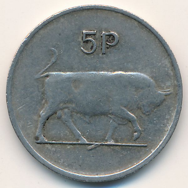 Ирландия, 5 пенсов (1980 г.)