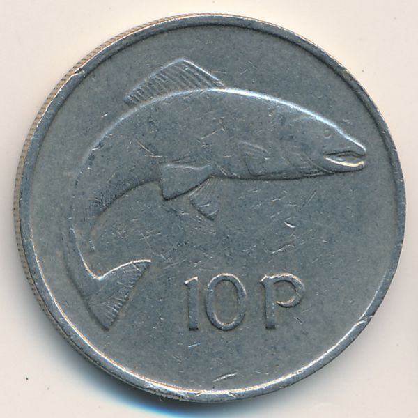 Ирландия, 10 пенсов (1980 г.)