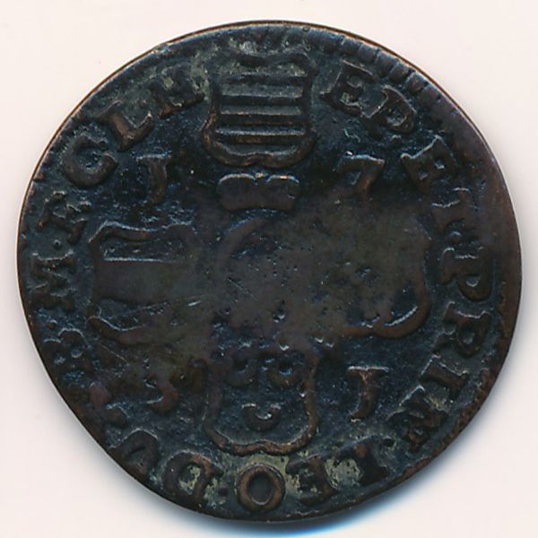 Льеж, 1 лиард (1751 г.)