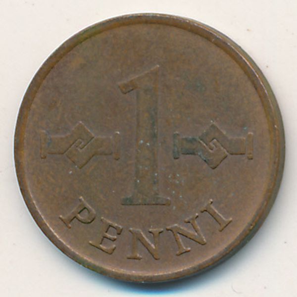 Финляндия, 1 пенни (1965 г.)