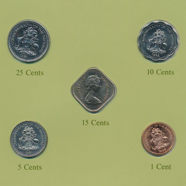 Багамские острова, Набор монет