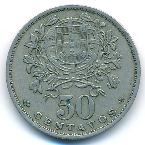 Португалия, 50 сентаво (1929 г.)