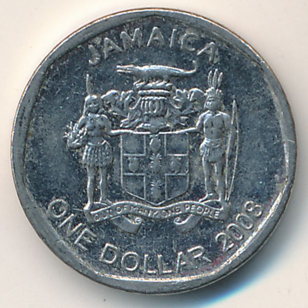 Ямайка, 1 доллар (2008 г.)