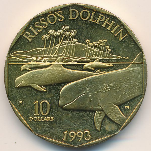 Маршалловы острова, 10 долларов (1993 г.)