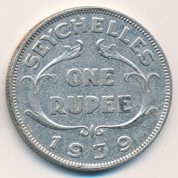 Сейшелы, 1 рупия (1939 г.)