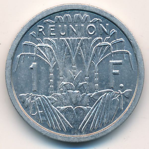 Реюньон, 1 франк (1964 г.)