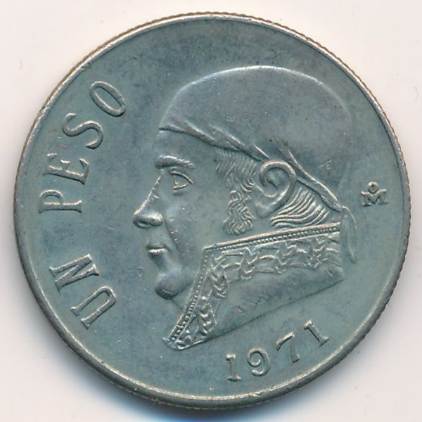 Мексика, 1 песо (1971 г.)