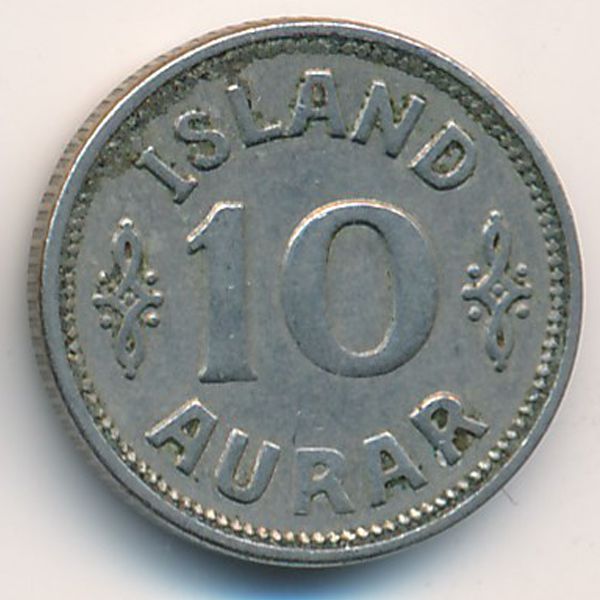 Исландия, 10 эйре (1922 г.)