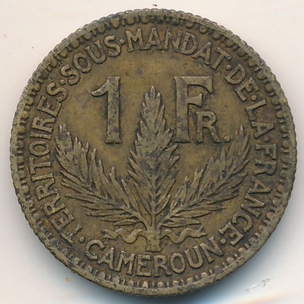 Камерун, 1 франк (1924 г.)