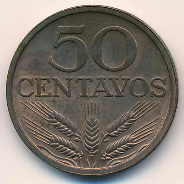 Португалия, 50 сентаво (1969 г.)